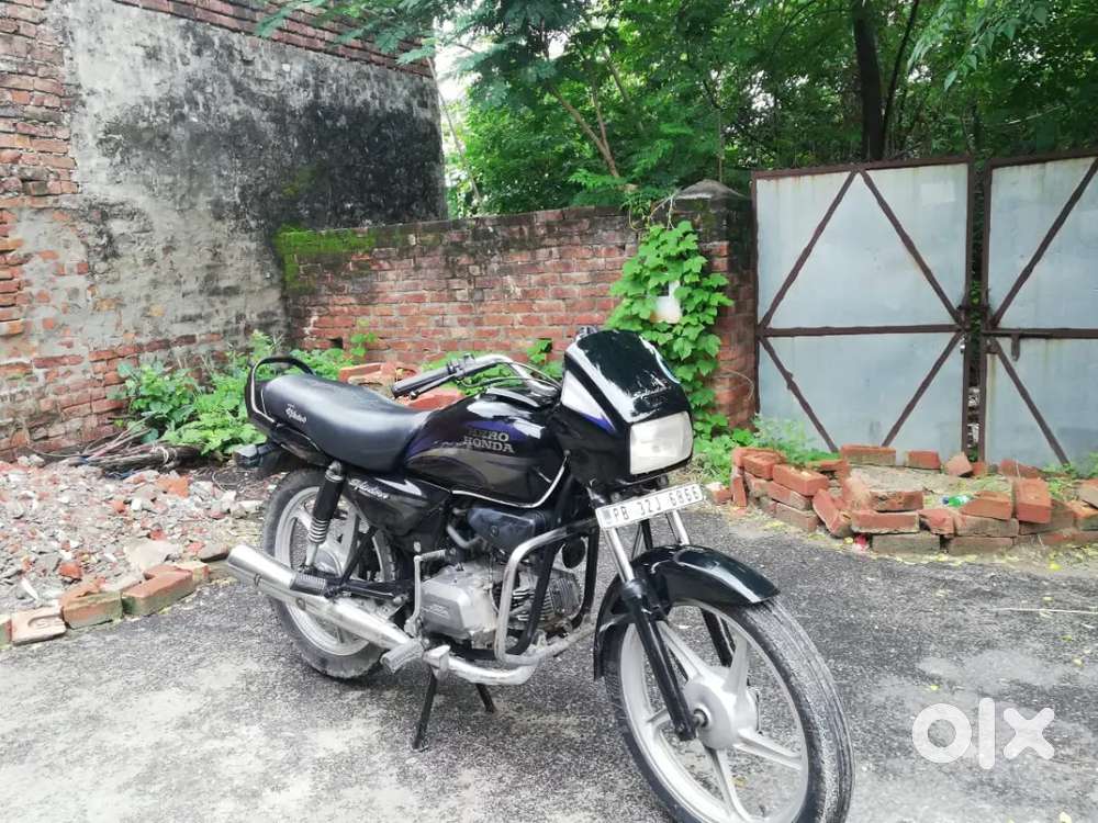 Hero splendor plus black smoke lamination full