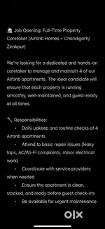 Property Manager / प्रॉपर्टी मैनेजर - Airbnb