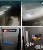 Single door fridge and washing machine 5 years warranty