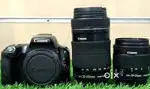 Canon 200 D camera+ 2 lenses