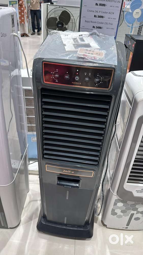 Havells Zurii 40L Tower Air Cooler  Box Open  Excellent Condition