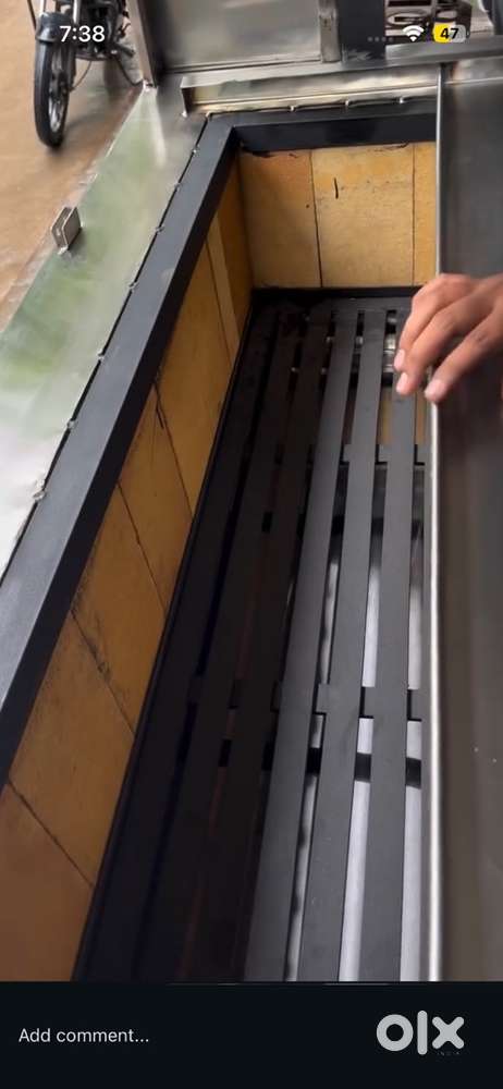 Charcoal shawarma machine