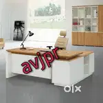 New wooden l shape office table office furnitures boss counter