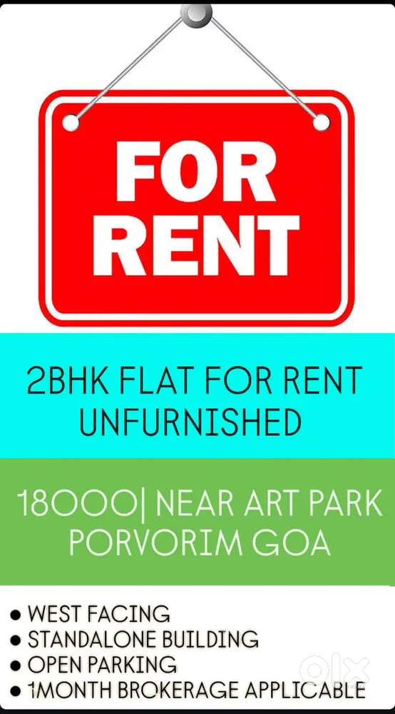 2BHK UNFURNISHED FLAT FOR RENT LOCATED AT PORVORIM NORTH GOA