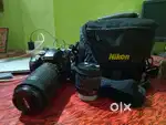 Nikon D3300 with 18-55mm & 70-300mm Lens + WiFi Device + Tripod
