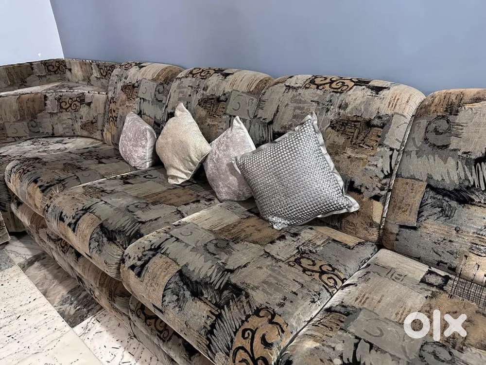 L-shaped 8+3 seat sofa set