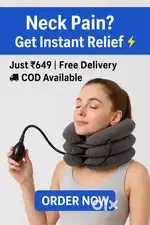 Neck Traction Device  Pain Relief for Neck & Spine
