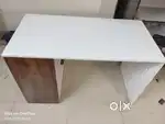 Office table and 2 bean bag Price negotiable