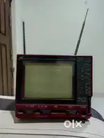 This is a vintage RTV-002 Mini TV & Radio1980s