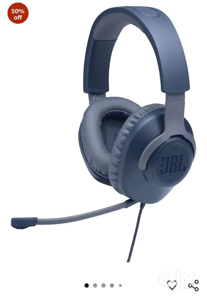 JBL Quantum 100 Wired Over Ear Gaming Headphones