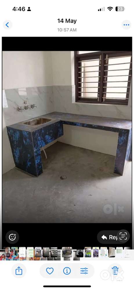 2 room set with kitchen and washroom