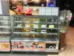Cake fridge counter and patties machine for sale
