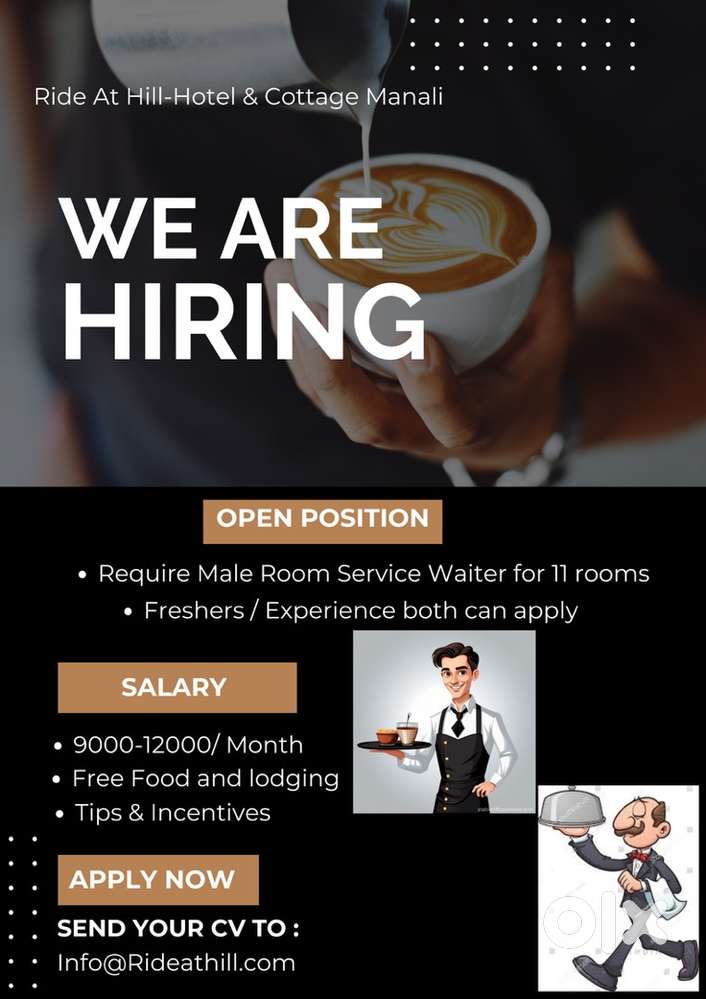 Male Room Service Waiter