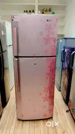 LG Double Door - Top Freezer 240 Litres Refrigerator Pink Blossom