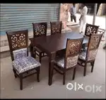 6 CHAIRS DINING TABLE AVAILABLE IN STARF FURNITURE