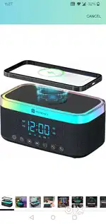 Bluetooth speaker with wireless charging (new)