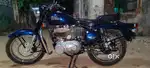 Old model royal enfield classic