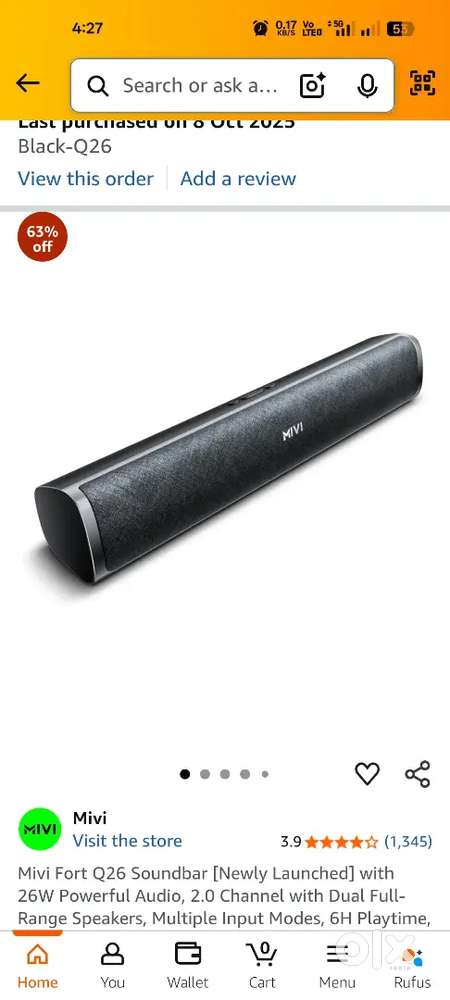 Soundbar bluetooth speaker