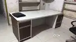 Large office table and five corporate Radhe rolling chairs
