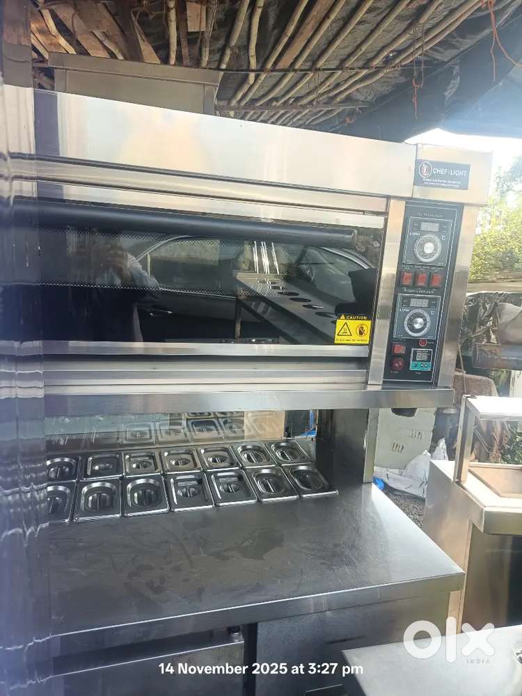 Electric oven bakery baking cake batti owan