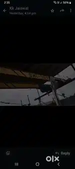 EOT CRANE 10 5m span,7.5x2 MT lifting