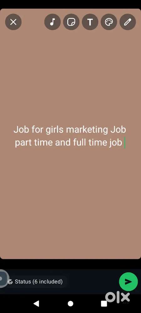 Job for girls marketing Job