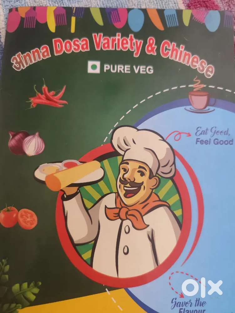 Need Chinese Cook For Anna Dosa Variety