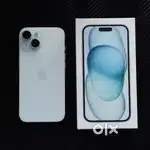 Selling Iphone 15 Blue Color With Bill Box Invoice & All Accessories