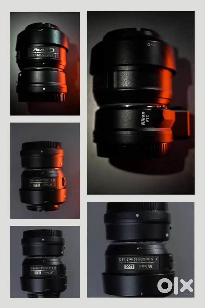 Nikon FTZ Adapter & Nikon DX 35mm f/1.8G Lens – Excellent Condition