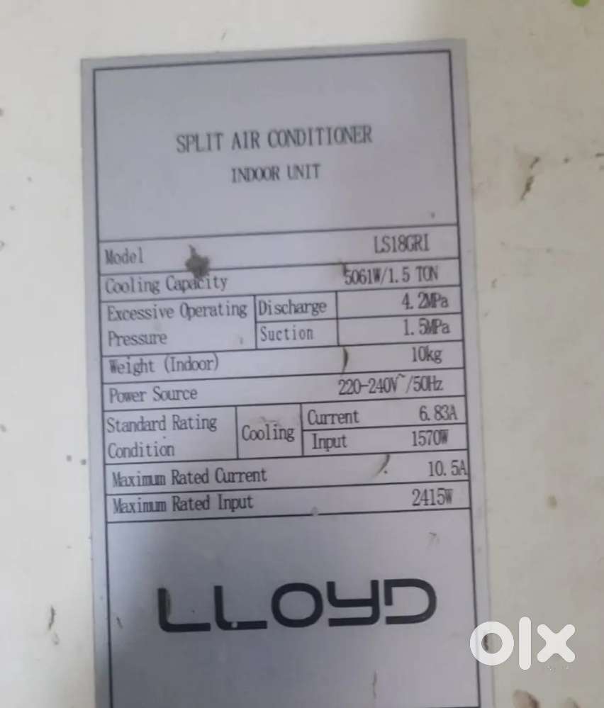 Llyod 1.5 ton ac