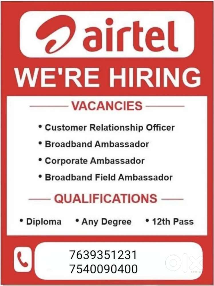 Airtel Office - Customer Relationship Officer