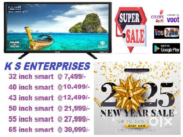 HOT SALE 40 INCHES  SMART, 4K UHD LED TV IN 10,499/- ONLY.