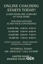 Tailored classes from 1 to 12