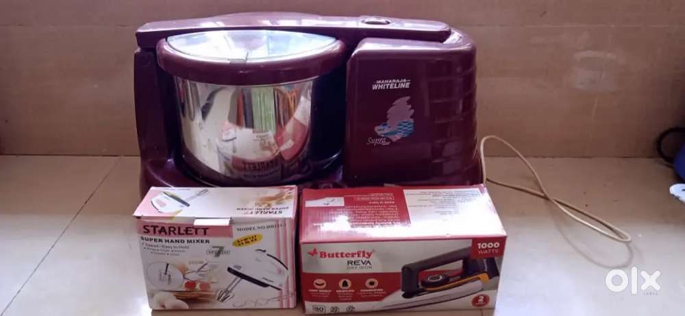 Grinder  Iron box  Hand mixer for sale