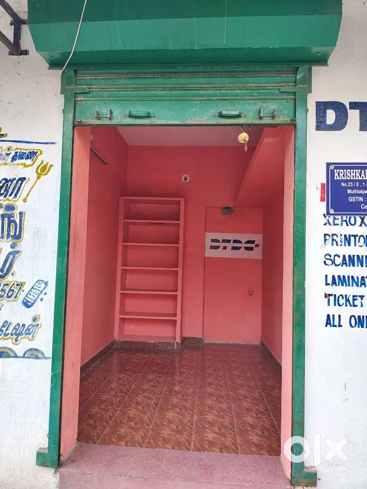 Shop for rent in Muthialpet Market Puducherry