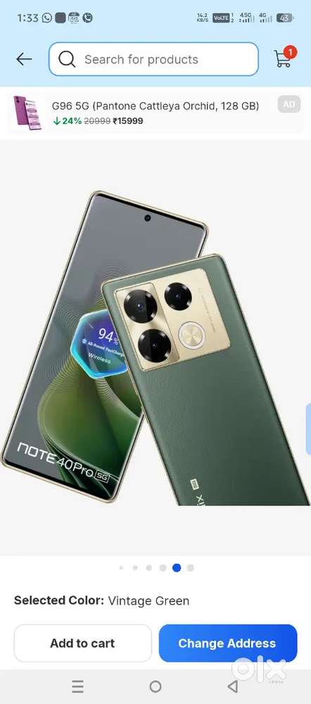 Infinix note 40 pro 5g