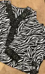 Black tiger suit set