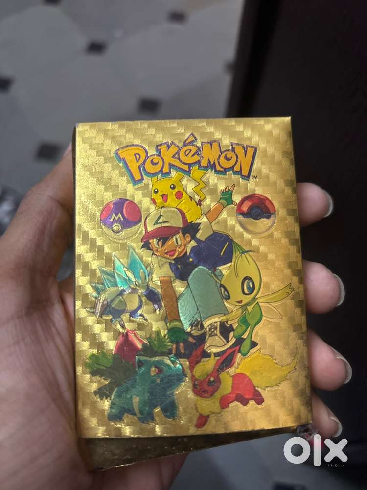 Golden pokemon card