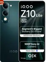 IQOO Z10 Lite 5G (Cyber Green, 4GB RAM, 128GB Storage)