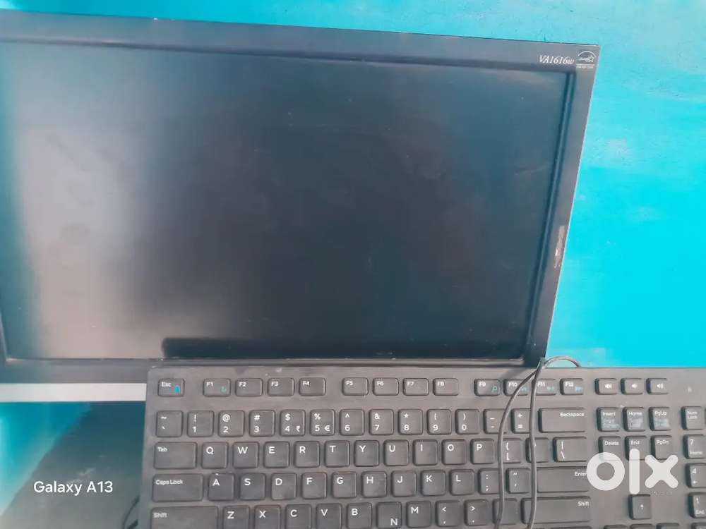 Viewsonic Monitor VA1616w modal (14.5)And Dell keyboard