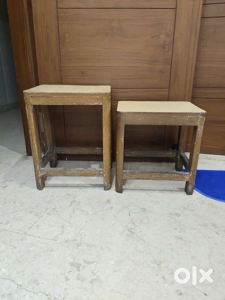 2 STOOL HEAVY DUTY 18INCH & 16 INCH HEIGHT PASCHIM VIHAR