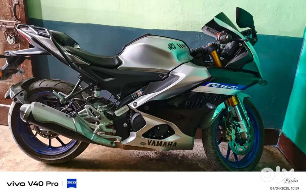 R15 M 2 years is old and 17300 km/- on running.