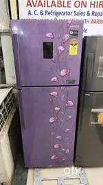 Double door fridge with warranty and good condition