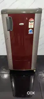 Whirlpool 180 litres 4 Star Single Door Fridge, perfect working.