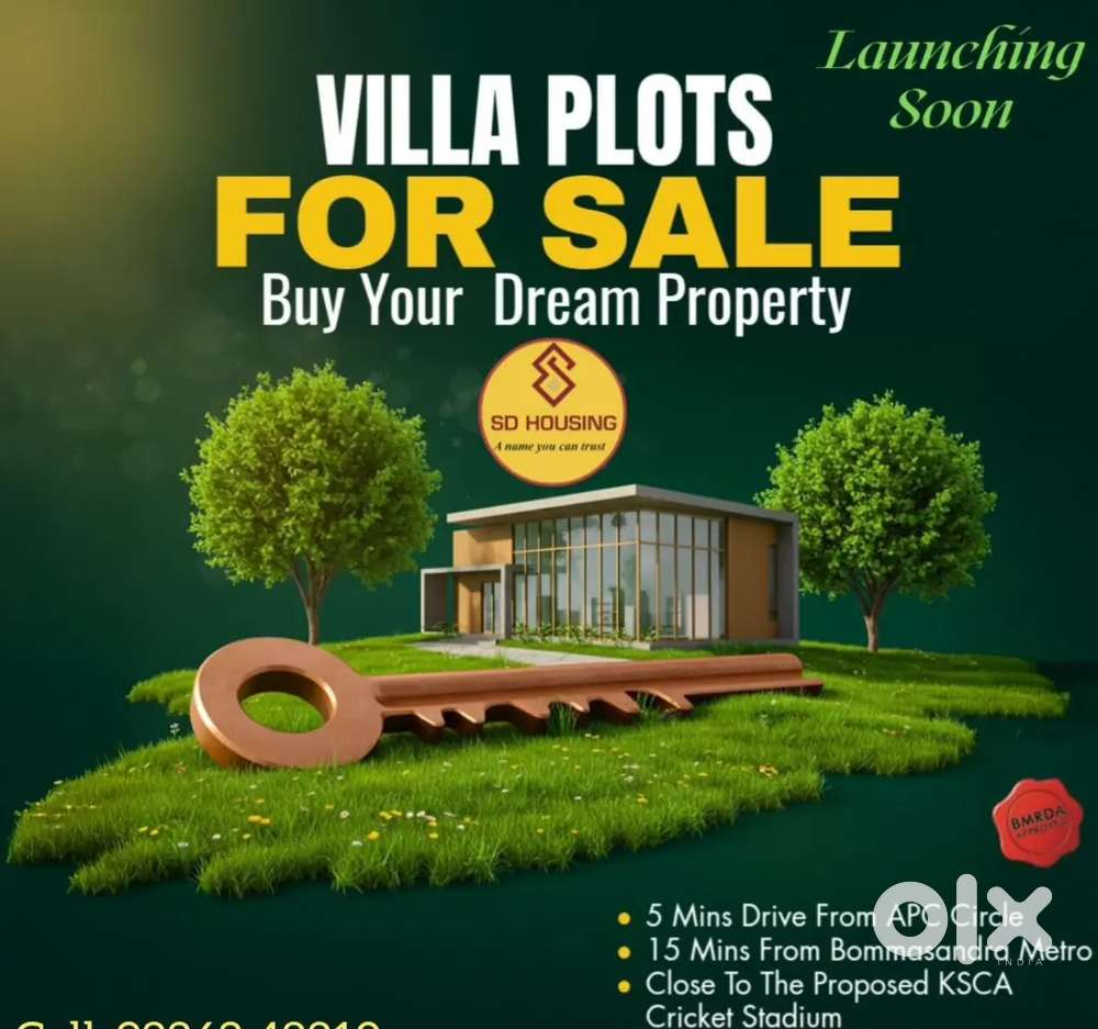 Villa plots for sale at jigani anekal highway