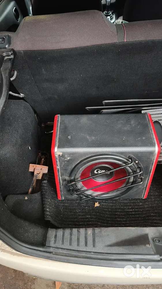 Subwoofer which has inbuilt amplifier with adjustable bass
