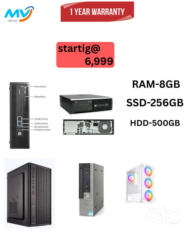 Cash on home delivery  All Basic Software Loaded  Starting @ 6,999