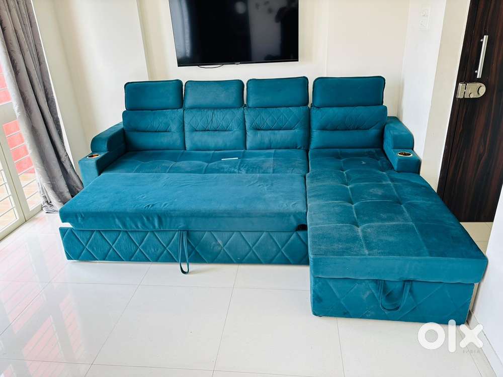 Premium Quality L shape sofa cum bed