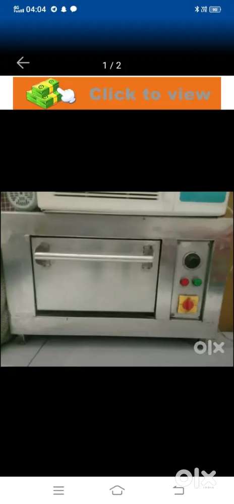 Electric pizza oven 4 base