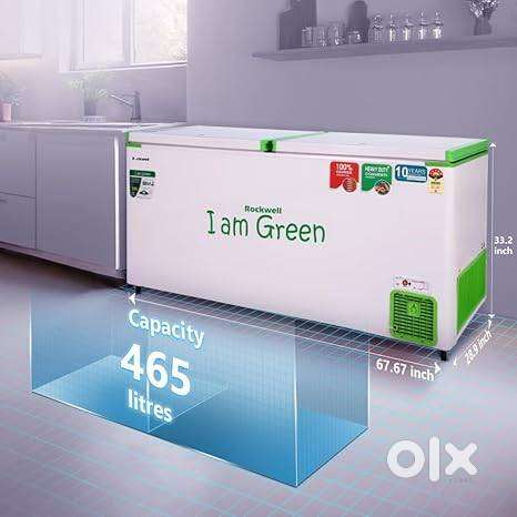 10 Years Warranty copper pipe deep freezer 550 ltrs